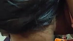Srilankan girl eating cum