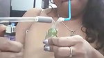 booby Bhabhi smoking hookah
