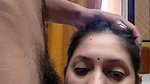 Beautiful Indian wife blowjob