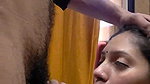 Beautiful Indian wife blowjob