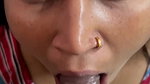 Desi Bhabhi Blowjob Mouth Fucking and Cum Facial2