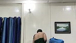 Indian aunty after bath showing her nude body and fingering