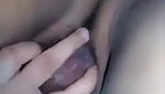 horny girl fingering pussy