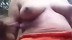 Chubby Bhabhi Bathing Outdoor