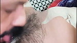 Indian hubby licking pussy