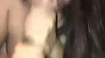 Desi bitch eating cum