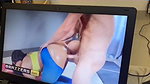 busty bitch fingering pussy