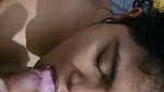 Horny Wife Giving Blowjob Cum Eating