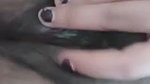 Girl showing her boobs and rubing her pussy