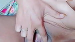 Girl showing her pussy to bf in video call