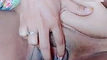 Girl showing her pussy to bf in video call
