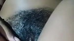 Desi girl showing her hairly pussy