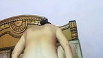 Newly Married Wife Riding On Husband Dick