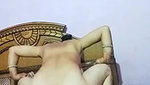 Newly Married Wife Riding On Husband Dick
