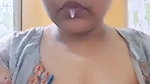 Bengali Horny Babe Teasing Pressing Licking Her Boobs