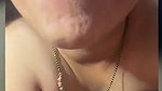 Indian aunty showing her body and dirty talk