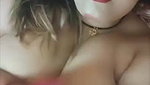 Aunty showing her huge sexy boob  Fingering