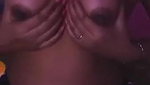 Hot beautiful girl showing her boobs in live