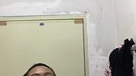 cute girl bathing