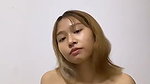 cute girl boobs pressing