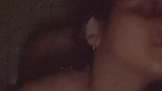 cute lovers kiss and bathing