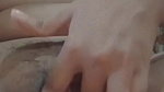 cute young slim girl nude pussy rub