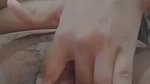cute young slim girl nude pussy rub