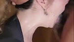 deep throat sucking black cock