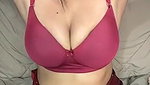 Hot girl in red color saree showing her beauty boobs