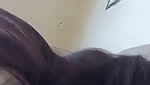 Beautiful girl quickly blowing to cousin