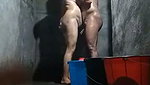 mature couple bathroom sex