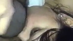 busty girl licking asshole