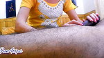 Her Sexy Fingers Move Over His Body Giving A Hard Massage