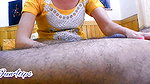 Her Sexy Fingers Move Over His Body Giving A Hard Massage