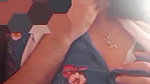 Bf playing with her submissive gf boobs