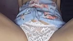 cute girl fingering and playing with pussy