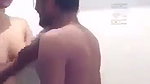 lovers nude bath video