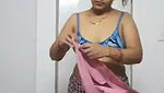 nude bahbhi wearing dress