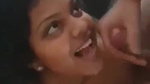 Chubby Indian Girl Giving Threesome Blowjob Cumshot On Face