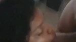 Chubby Indian Girl Giving Threesome Blowjob Cumshot On Face