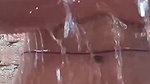 My sisters armpits cut and full bathing