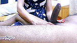 Horny Slut Wife Takes BBC In Hands For Webcam While Everyone Is Watching Live