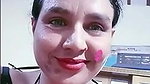 Ainie Khan showing her boobs in live chat and talking