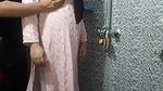 Hot Desi Fuck with my beautiful Secretary in the office Bathroom