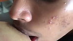 Boyfriend sucking boobs of his gf