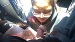Indian Wife Giving Blowjob in runing car