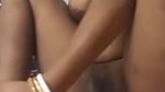 Wife using  A Long Snake Gourd inside her pussy