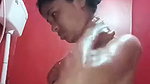 Sexy hot girl bathing
