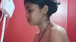 Sexy hot girl bathing