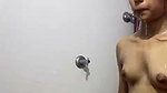 Cute indian girl bathing and making video for her bf